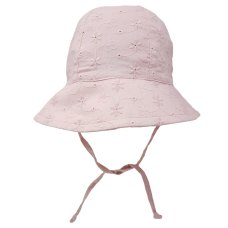 0396: Baby Girls BA Cloche Hat With Ties  (6-18 Months)